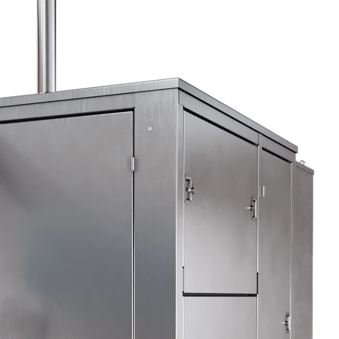 Cabinet unit — rear view