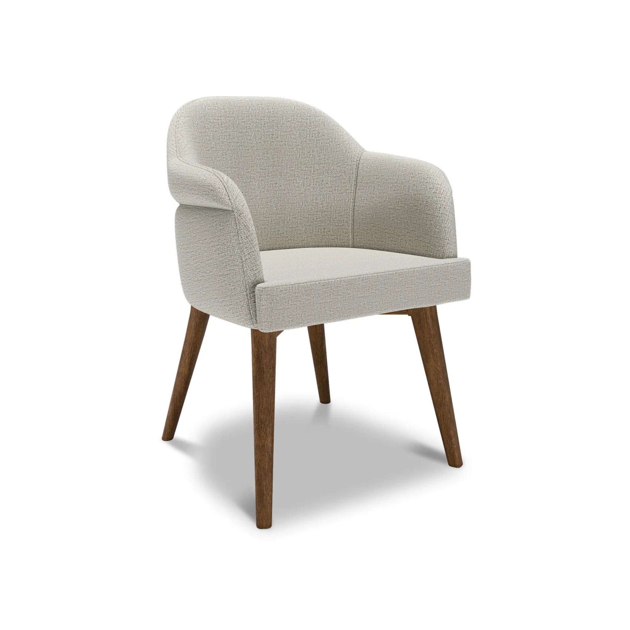 Bali dining chair — three-quarter view