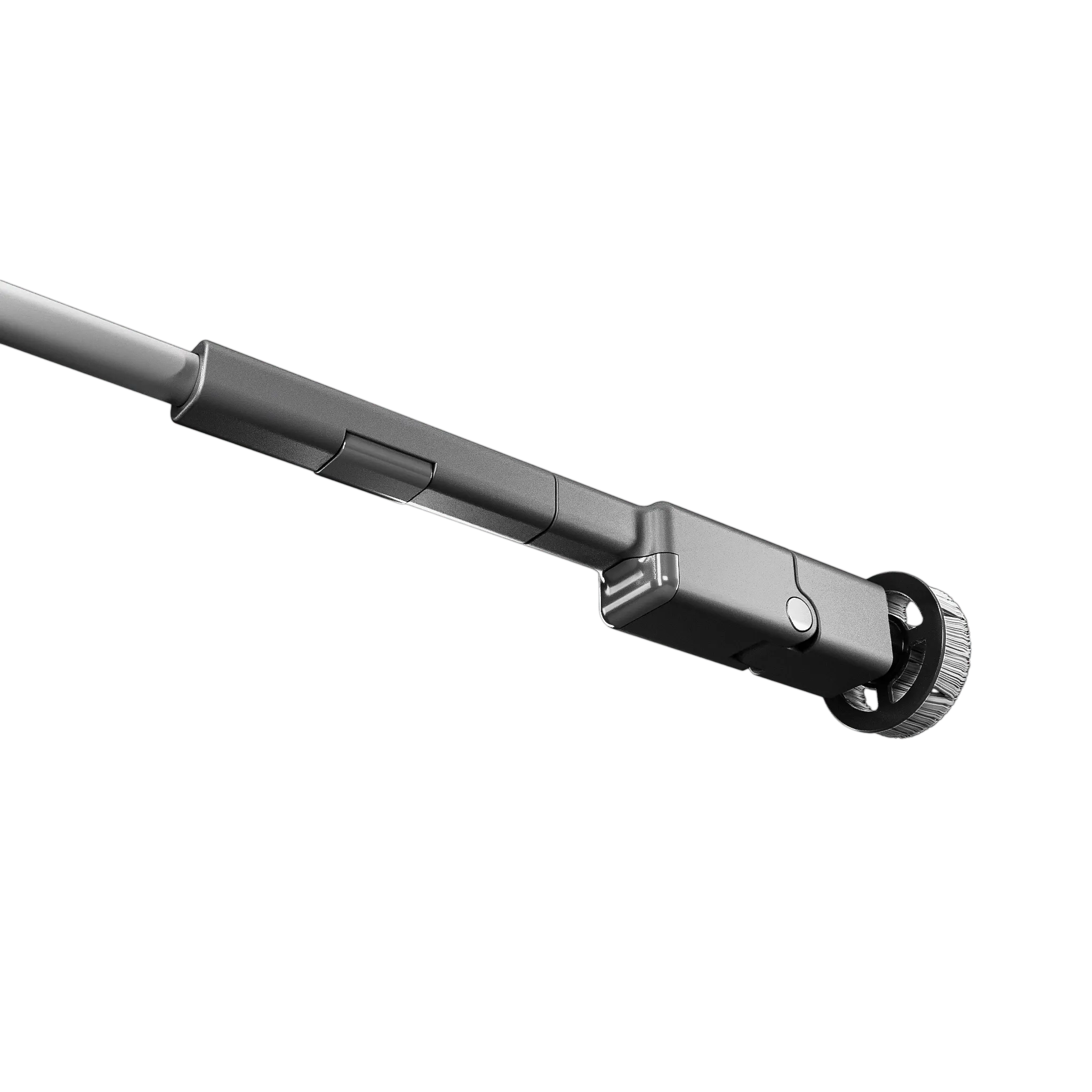 Handle articulation detail — back view