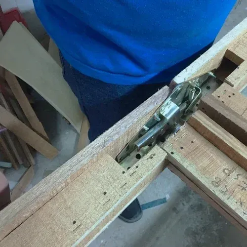 Kyoto sofa bed prototype — process step 4