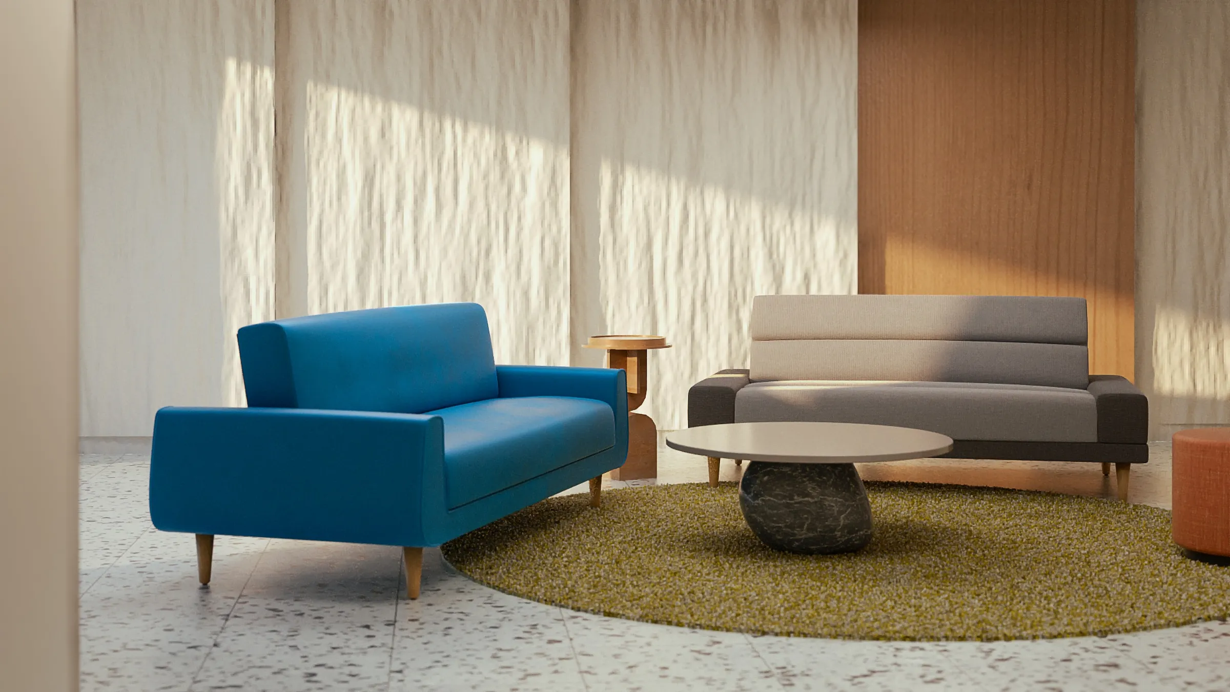 Kyoto and Malmo sofa beds styled together in a living room scene