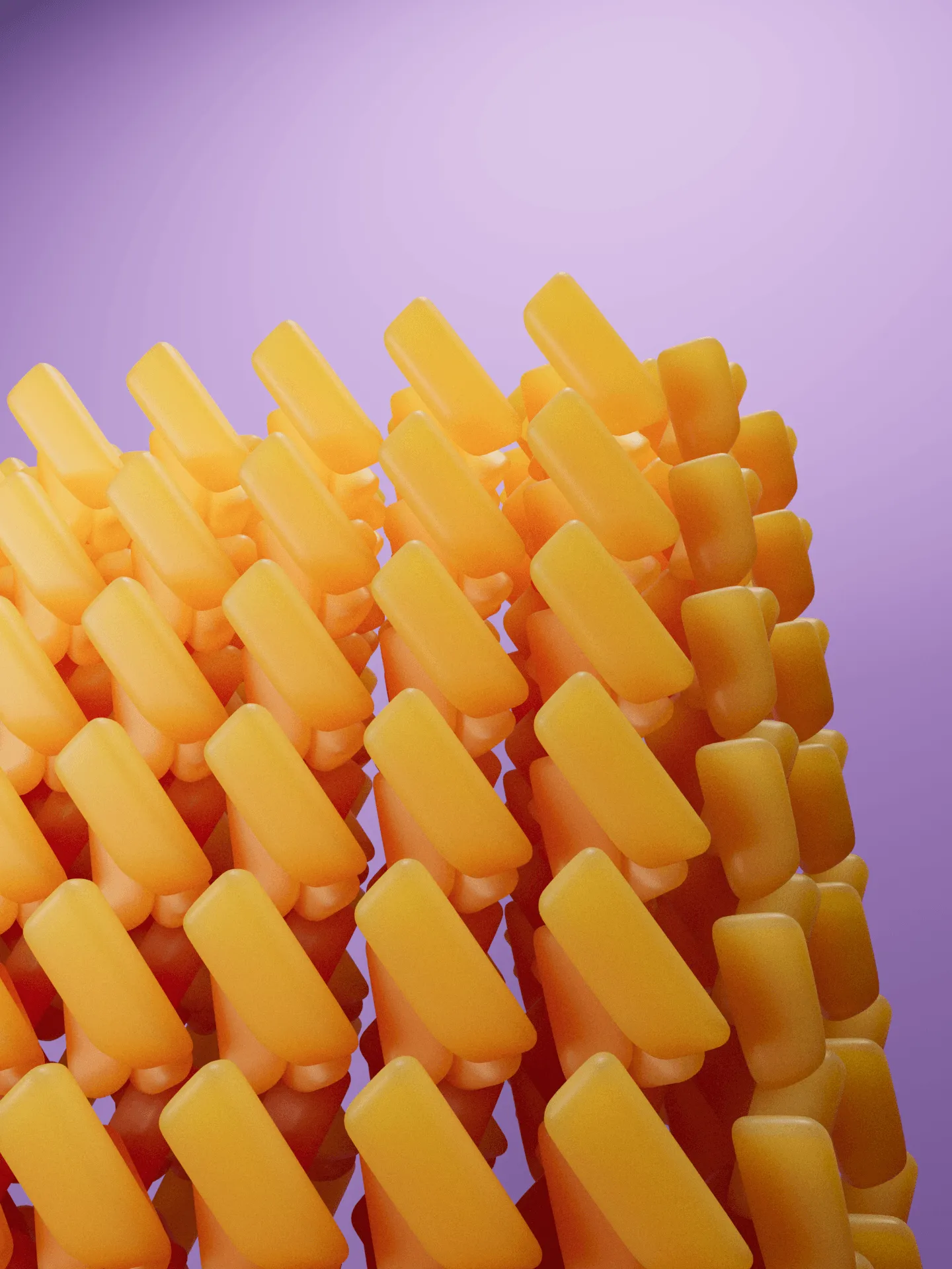 Abstract pattern structure rendered in Cycles