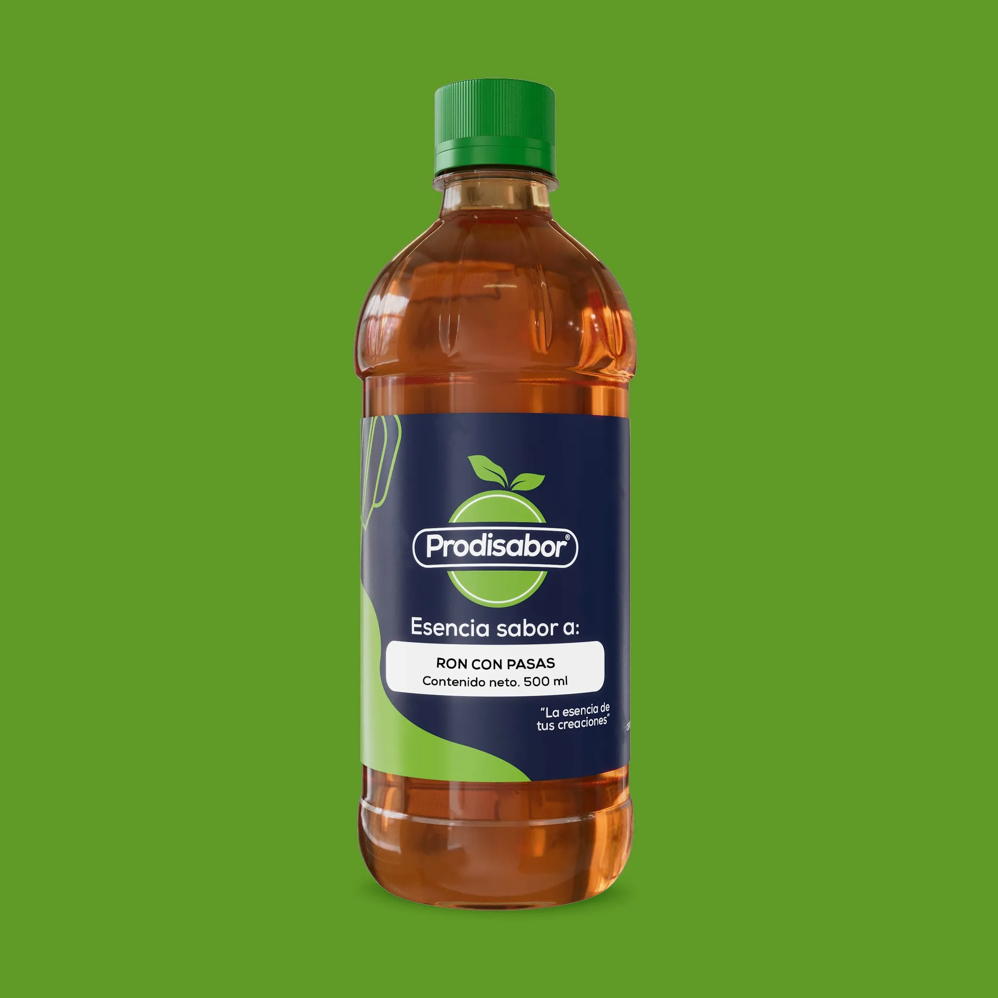 Gradisabor green bottle render on a clean studio background
