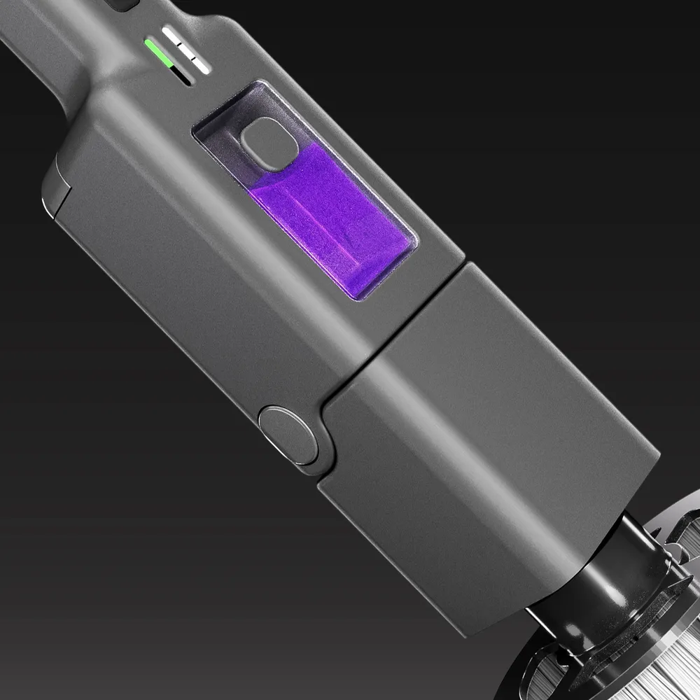 Electric spin scrubber concept